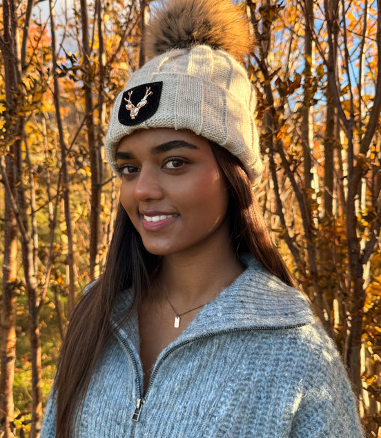 Lue i beige - utsolgt