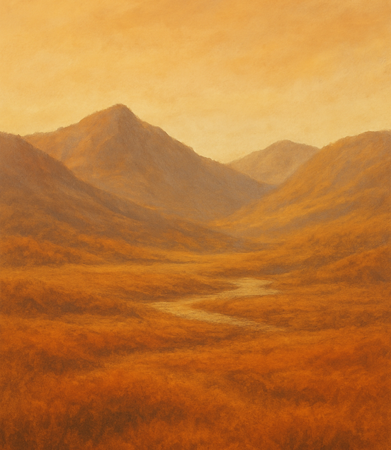 Høstfjell (50x70cm)