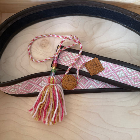 Skinnbelte rosa (voksen)