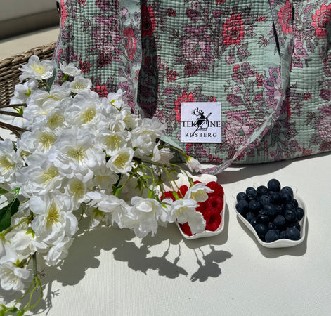 Totebag turkis - utsolgt