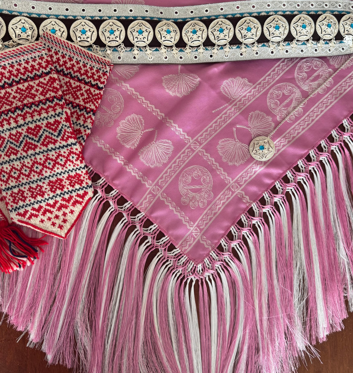 Silkesjal rosa - utsolgt