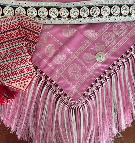 Silkesjal rosa - utsolgt