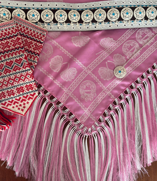 Silkesjal rosa - utsolgt