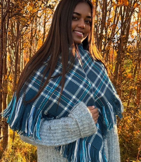 Ullsjal i sjøgrønn