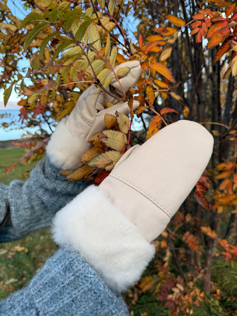 Lammeskinnsvotter dame - utsolgt