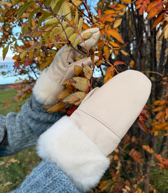 Lammeskinnsvotter dame - utsolgt