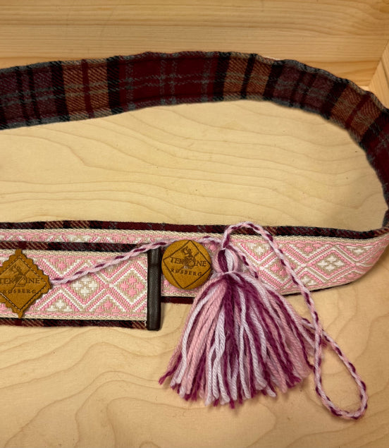 Belte rosa (voksen 91-106 cm)