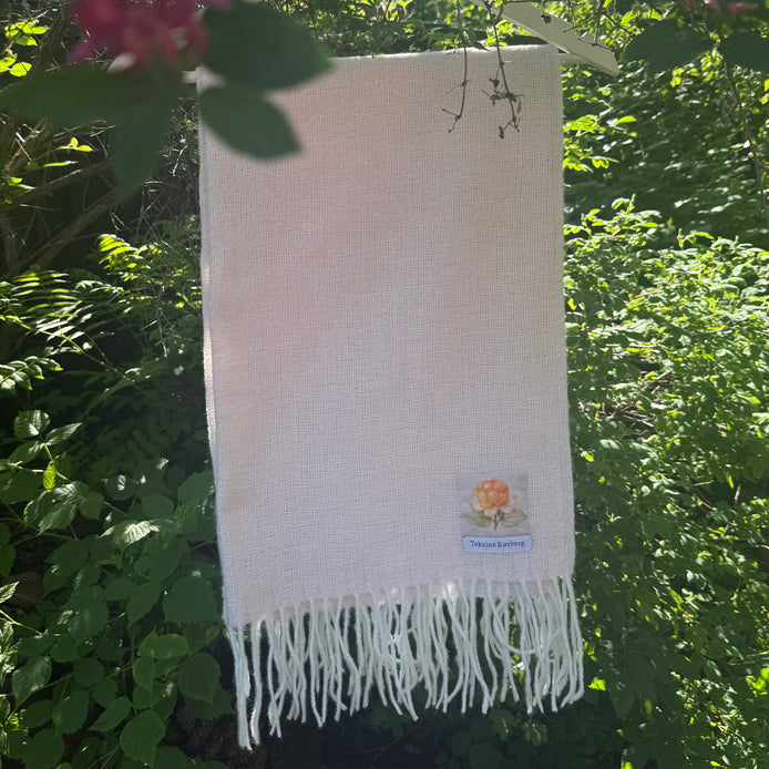 Ullsjal lys sommer rosa