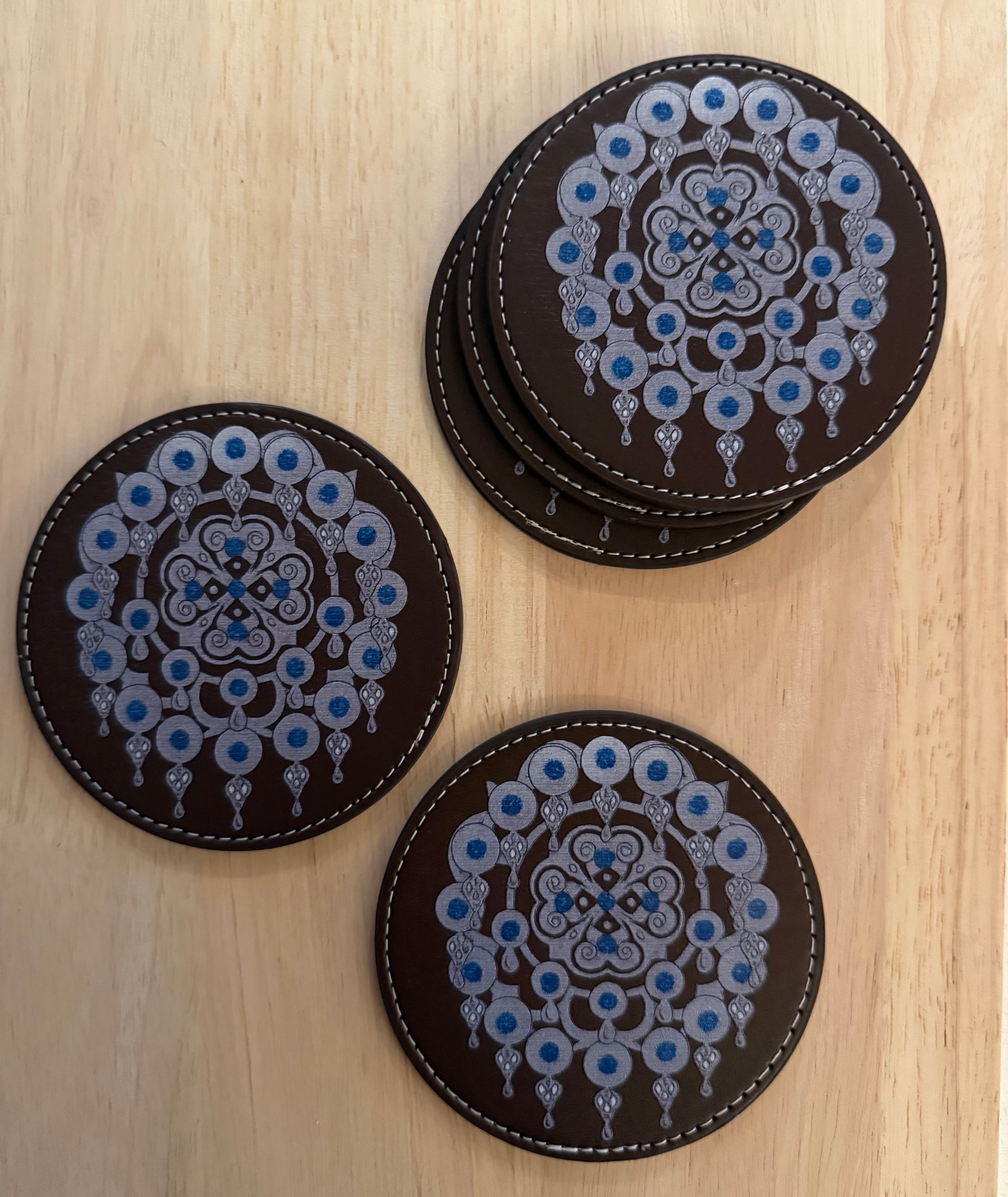 Koppunderlag brun - utsolgt