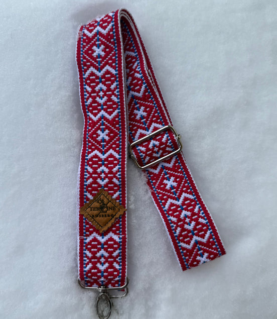 Veskestropp tradisjonell rød