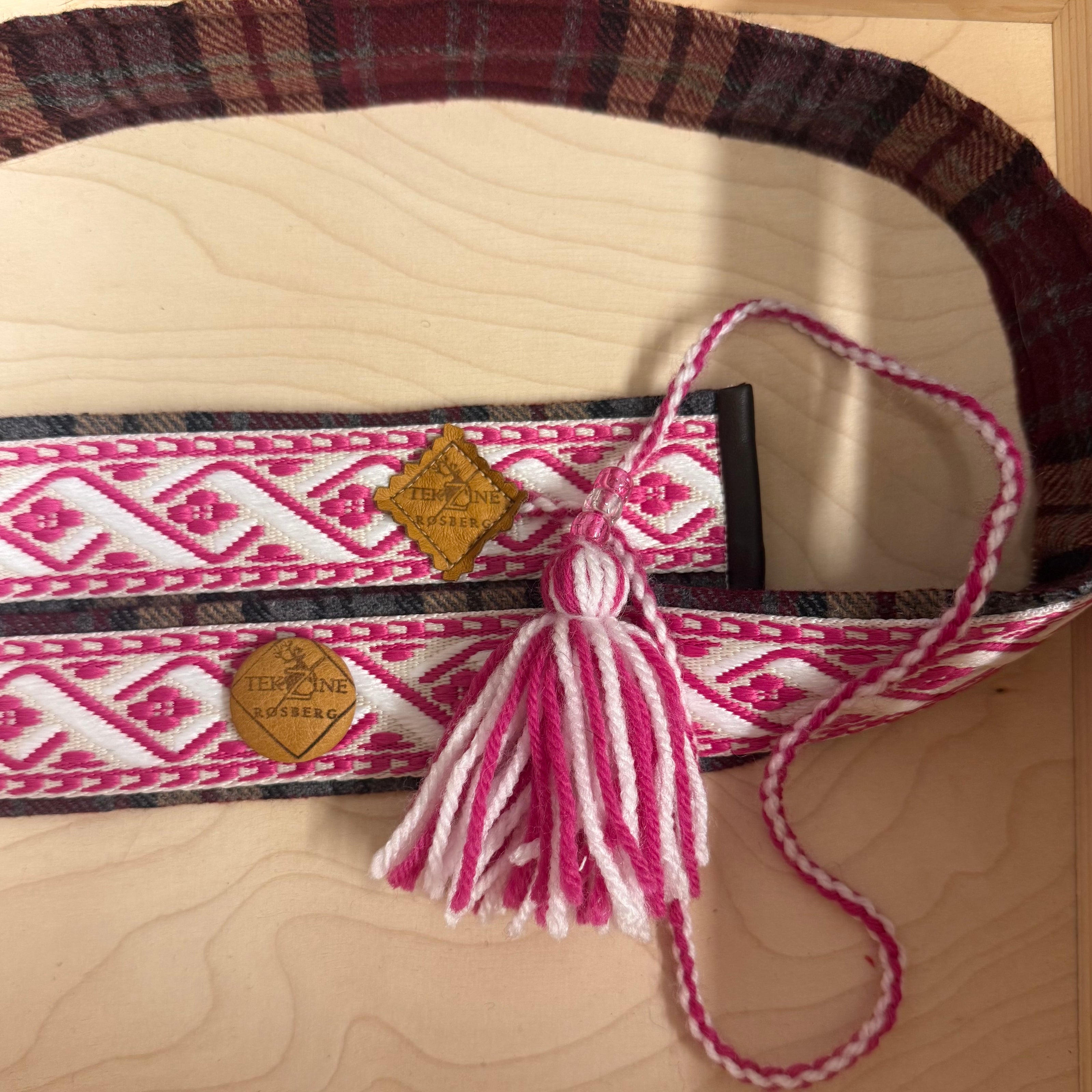 Belte rosa (voksen 102-114 cm)