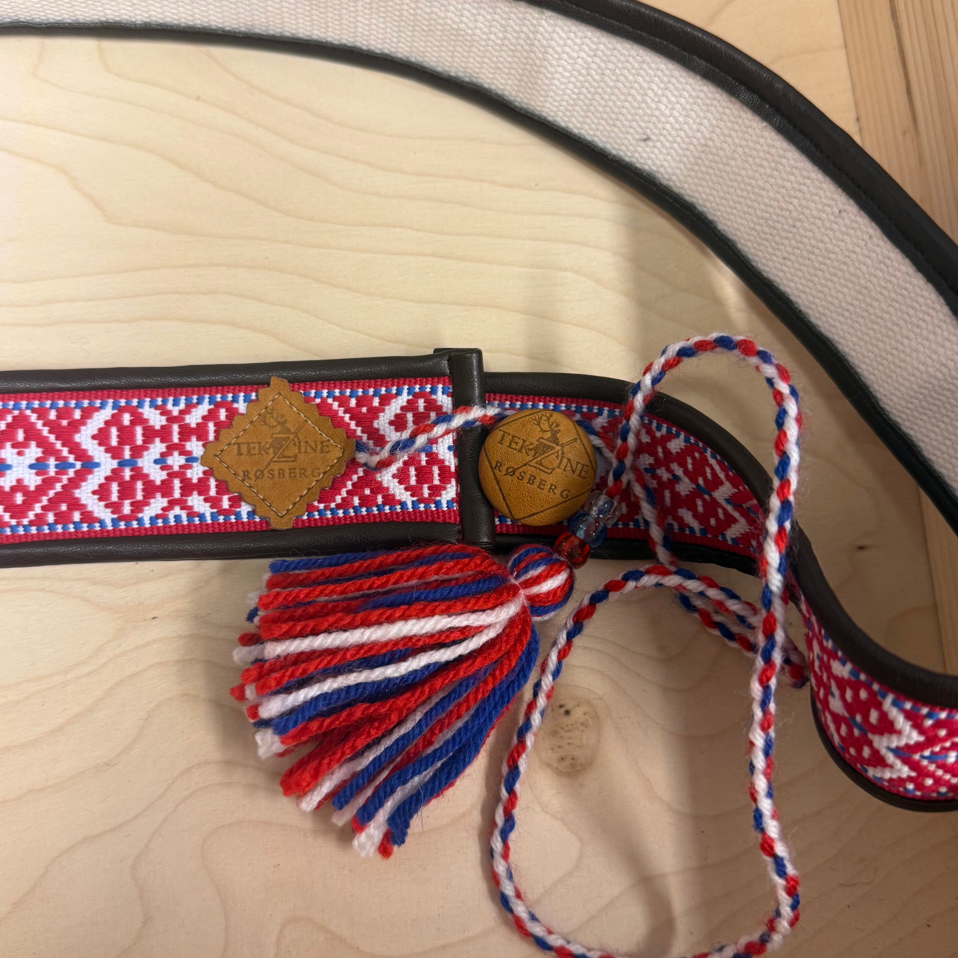 Skinnbelte voksen (L,Xl)