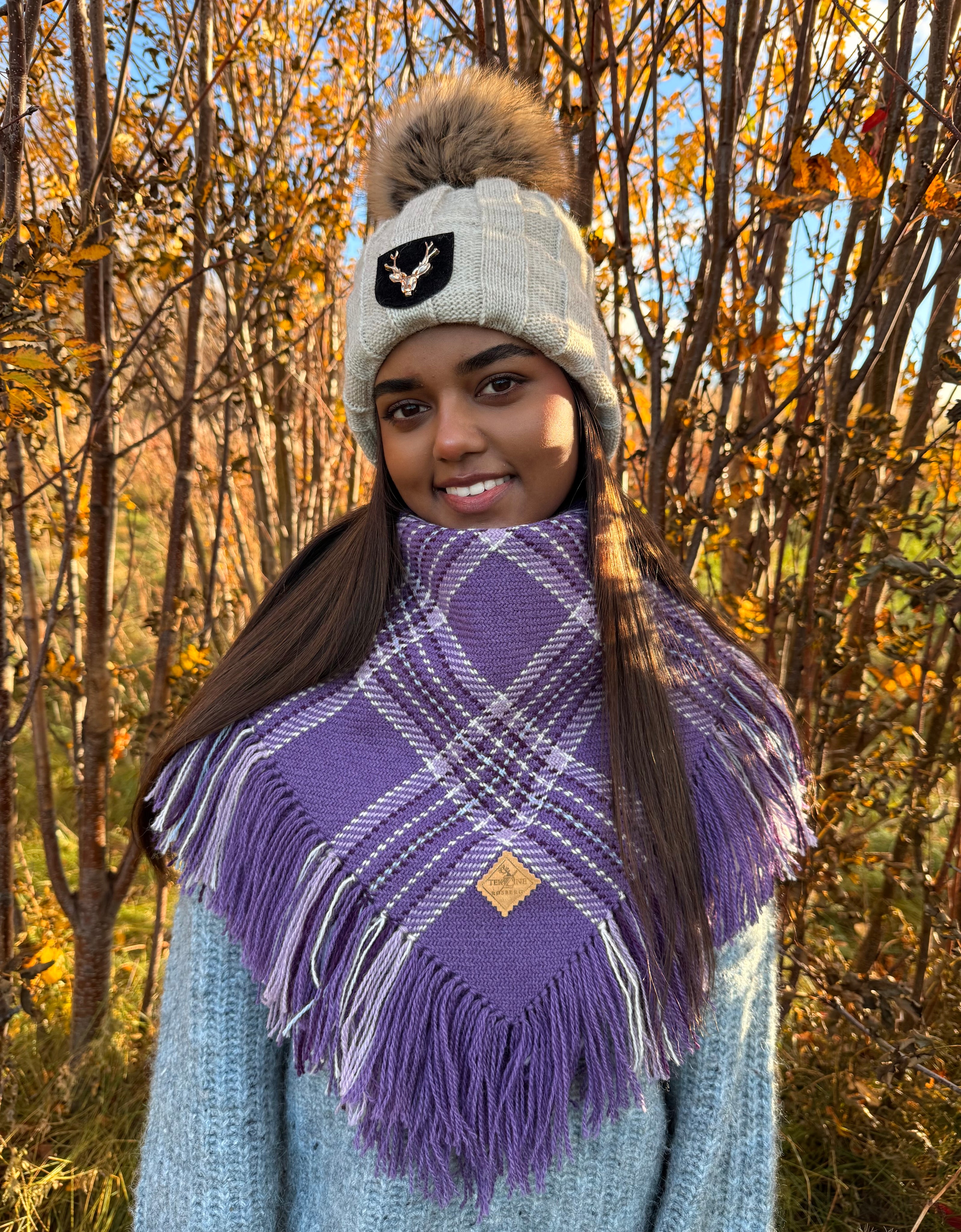 Lue i beige - utsolgt