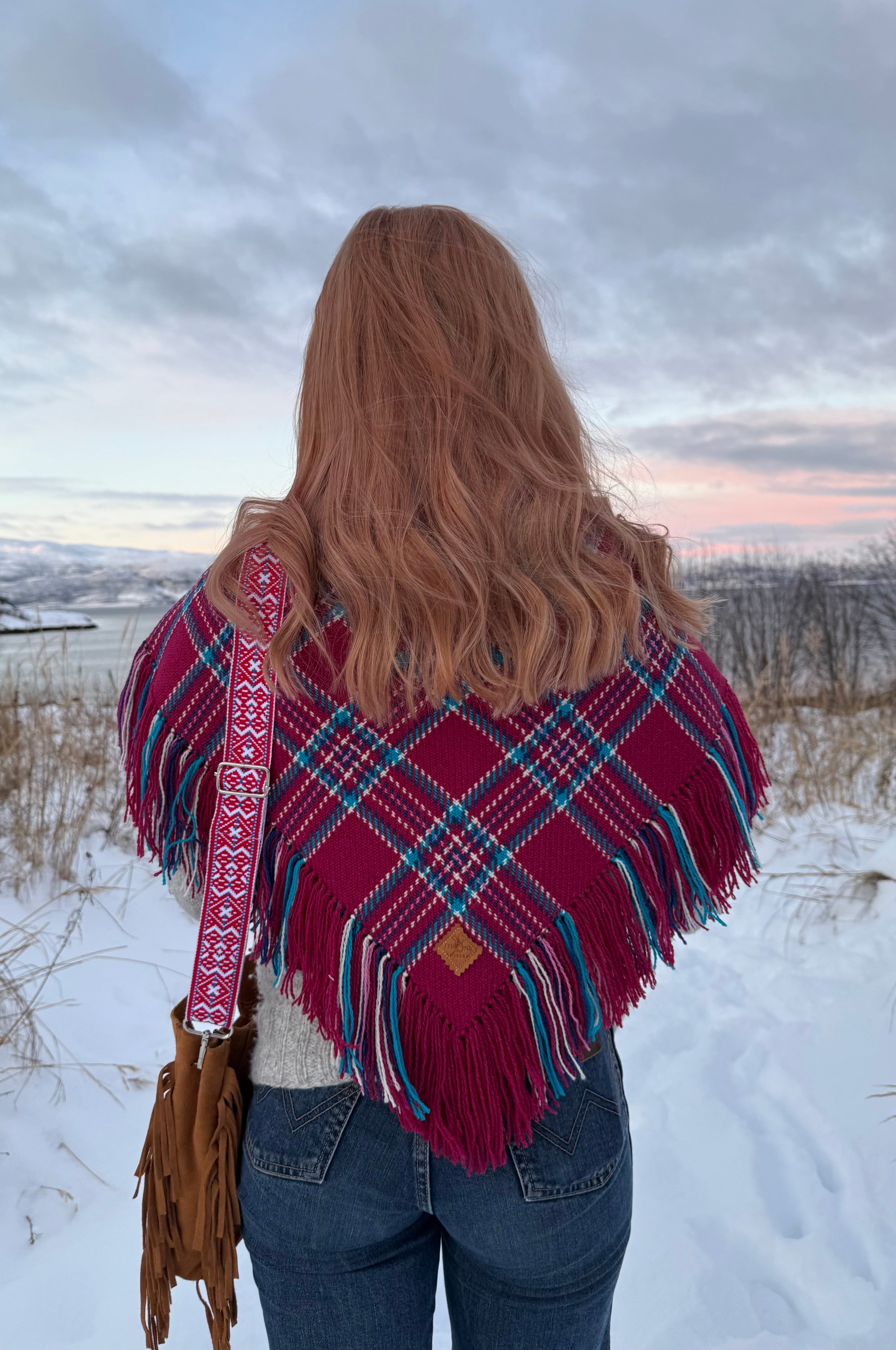 Veskestropp tradisjonell rød