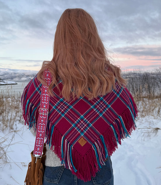 Veskestropp tradisjonell rød