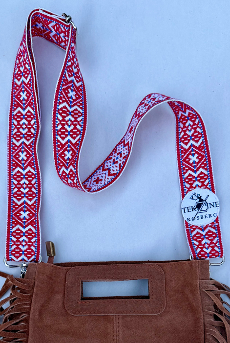 Veskestropp tradisjonell rød