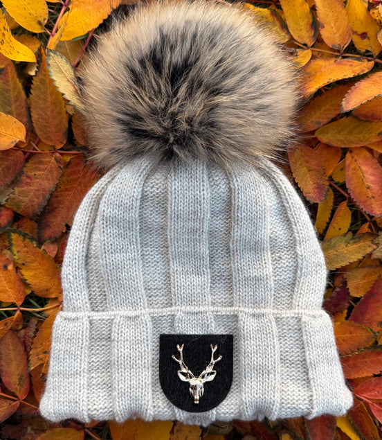 Lue i beige - utsolgt