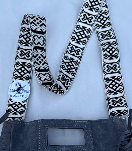 Skinnveske grå - utsolgt