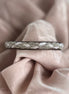 Tinntråd armbånd brun