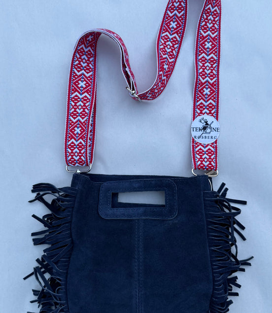 Skinnveske mørkeblå - utsolgt