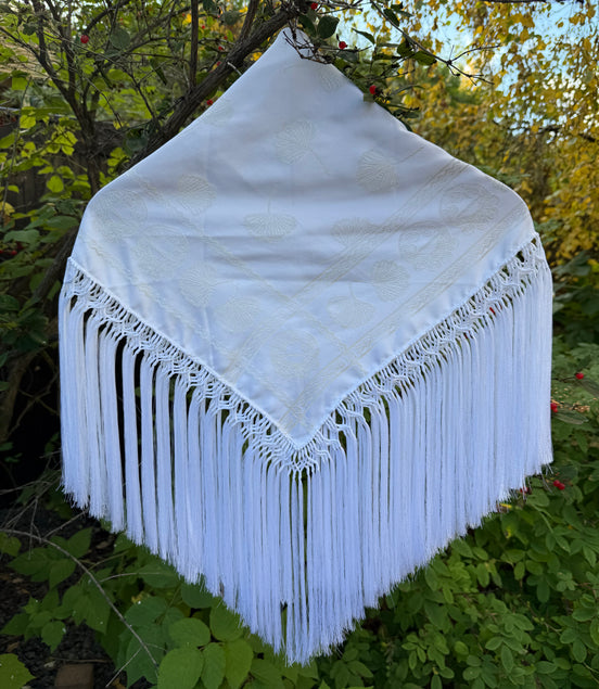 Silkesjal hvit - utsolgt