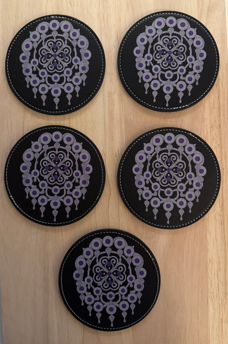 Koppunderlag sort - utsolgt