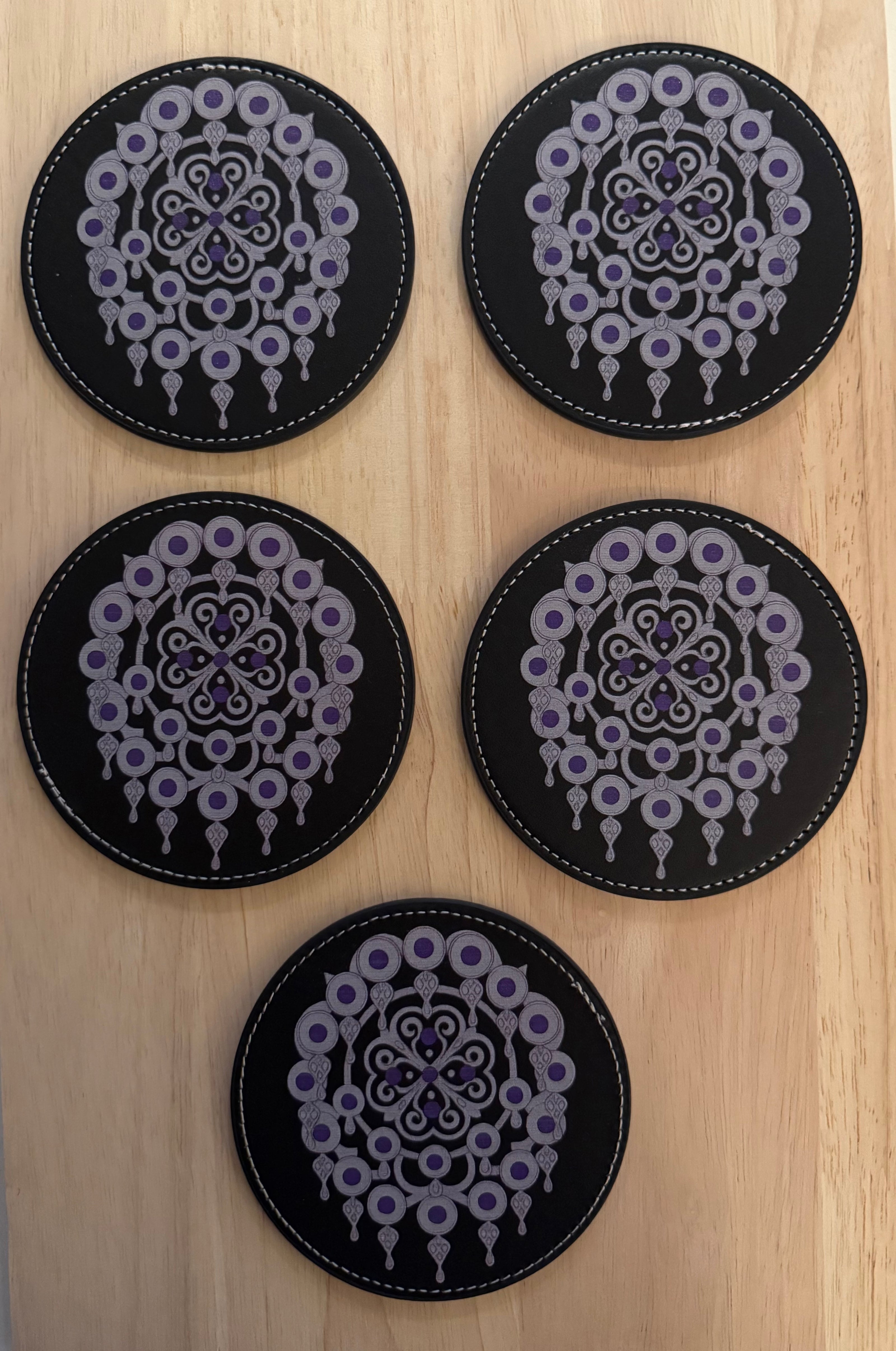 Koppunderlag sort - utsolgt