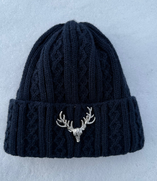 Lue i marineblå