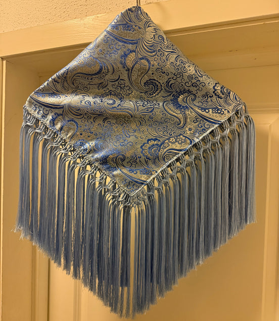 Liidni/silkesjal i lyseblå (barne størrelse)