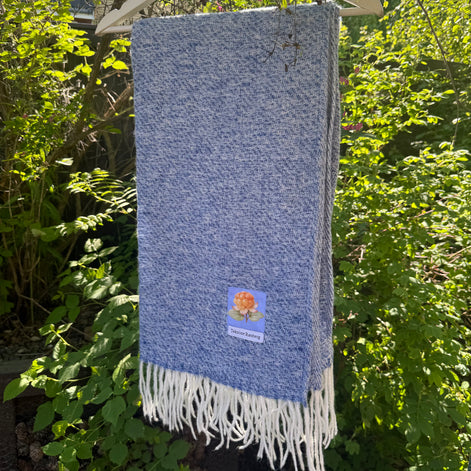 Skjerf dongeriblå