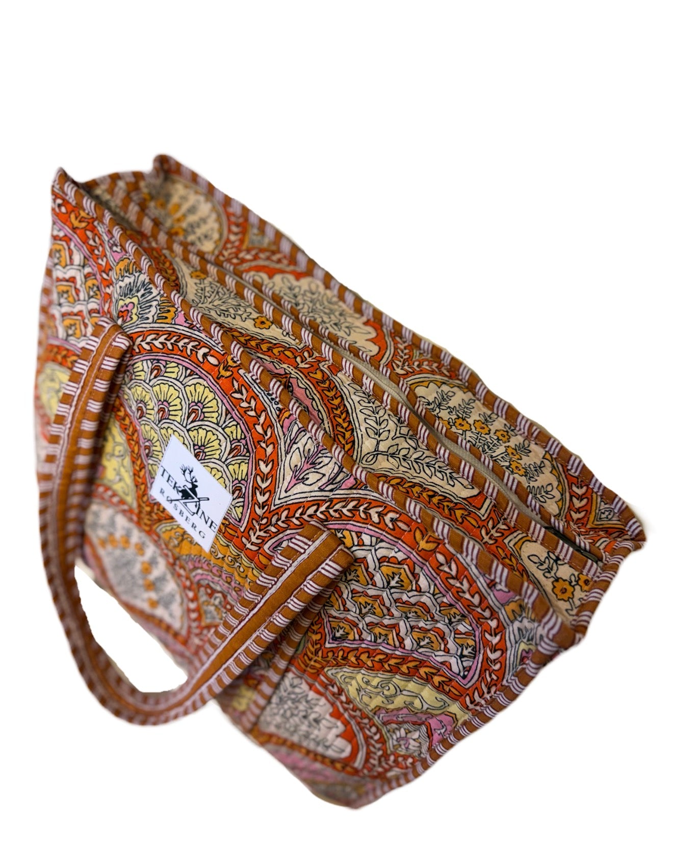 Totebag veske oransje/fersken