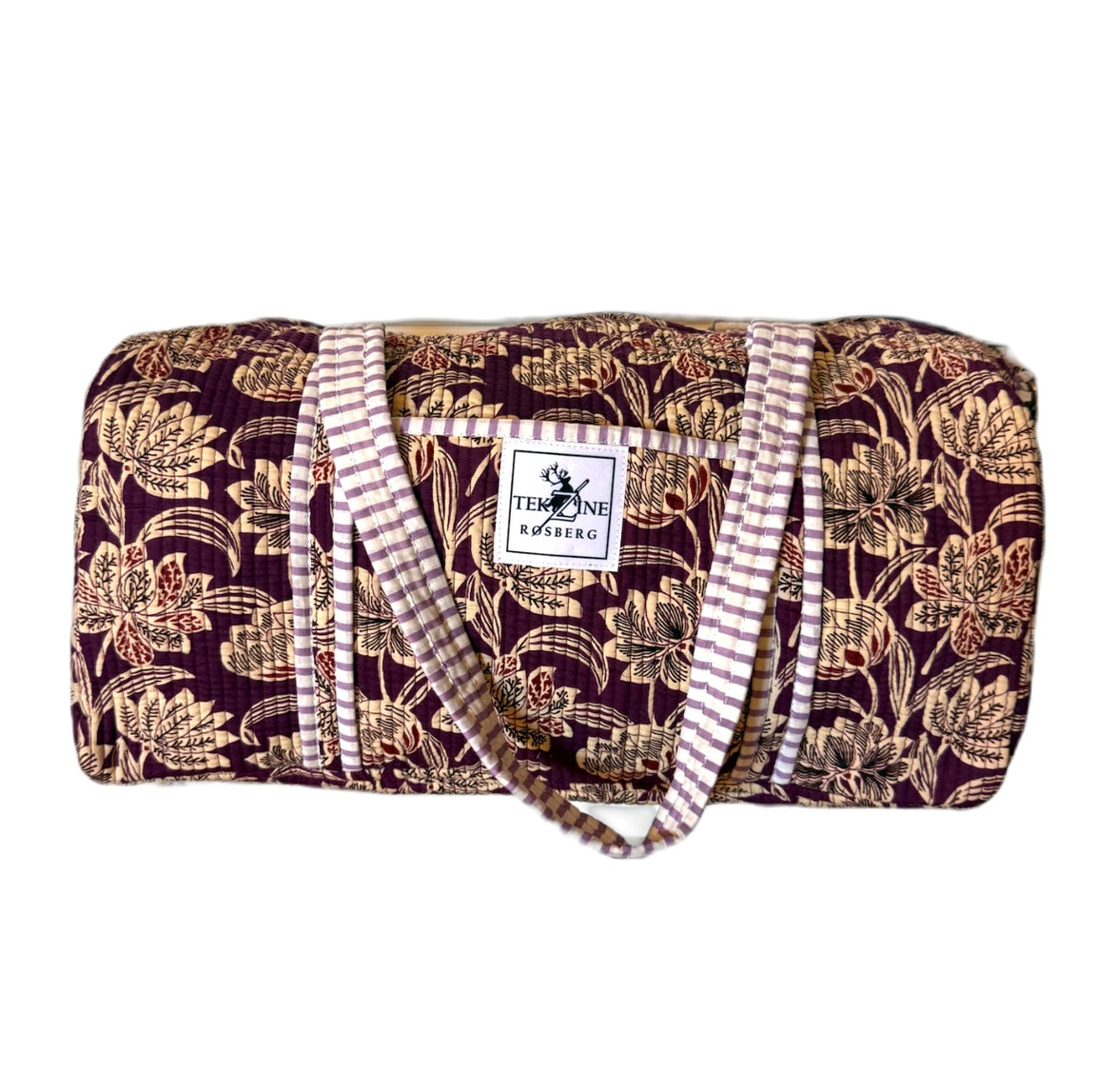 Totebag dyp burgunder