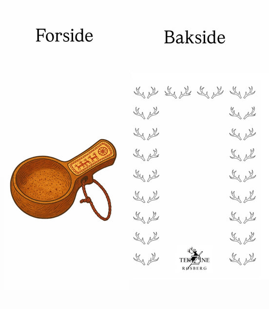 Kort med samisk kopp