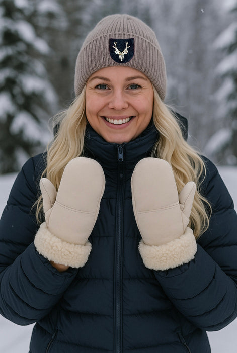 Lammeskinnsvotter dame - utsolgt