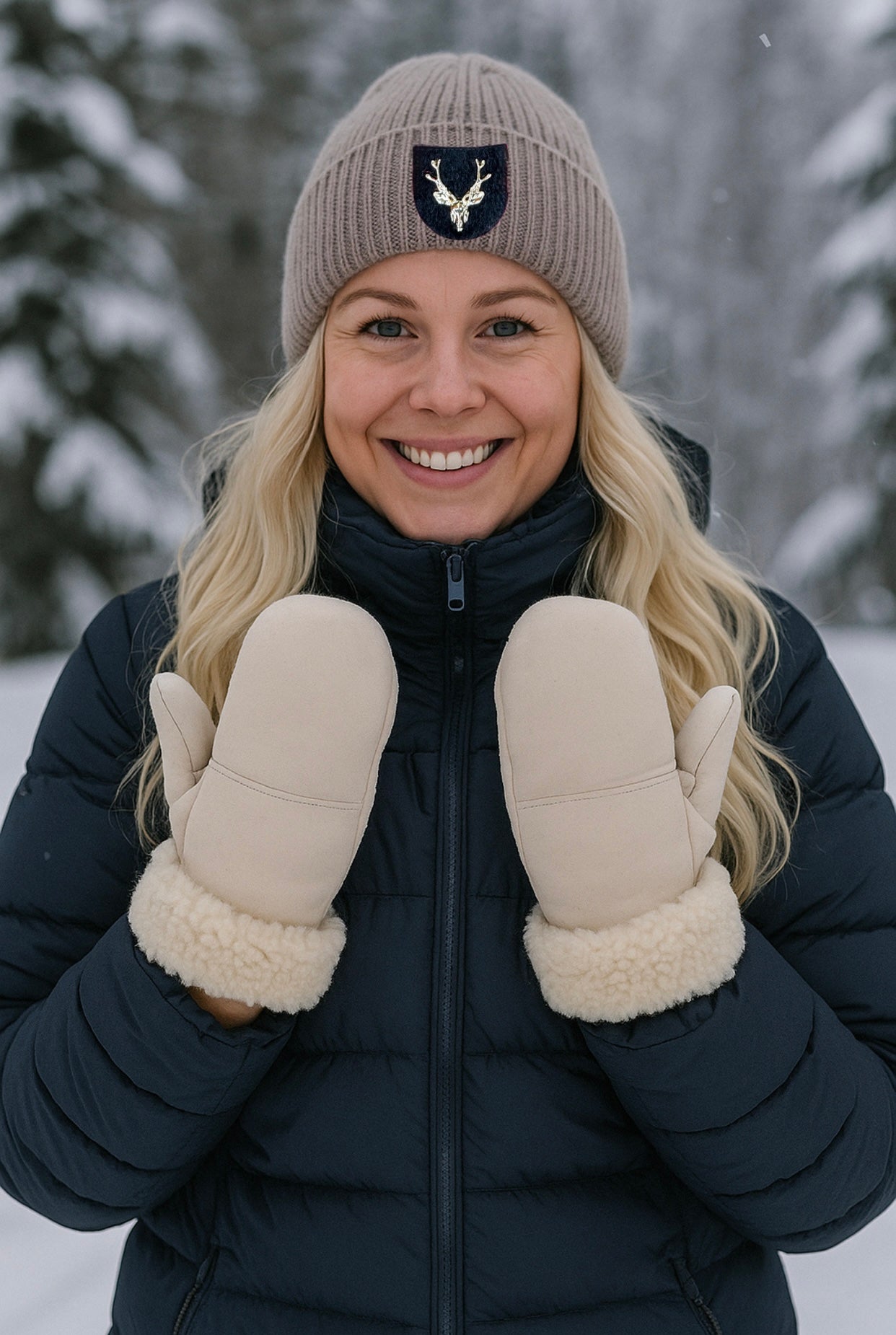 Lammeskinnsvotter dame - utsolgt