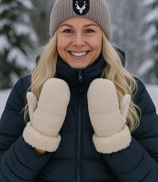 Lammeskinnsvotter dame - utsolgt