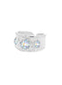 Ring med nordlys krystall