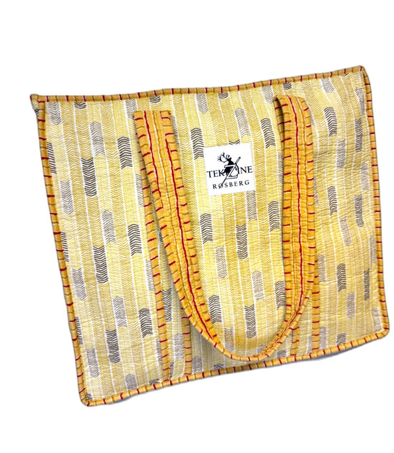 Totebag veske gul