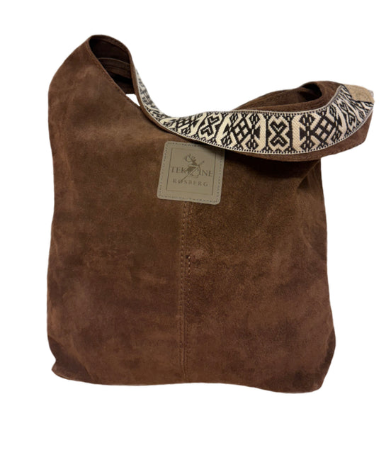 Skinnveske brun - utsolgt