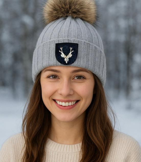 Lue i grå - utsolgt