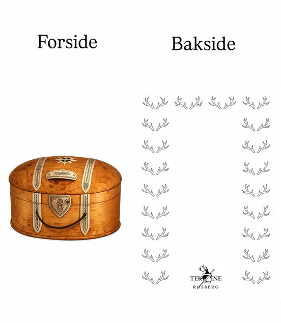 Kort med samisk kiste