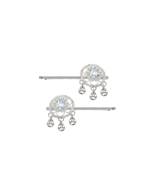 Hårpynt nordlys krystall