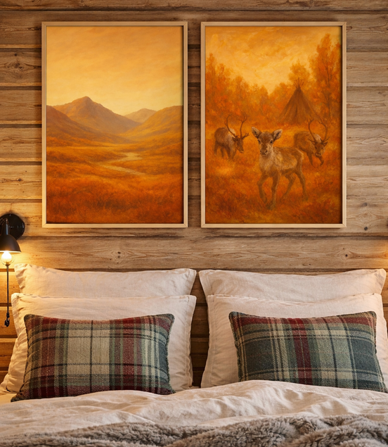 Høstfjell (50x70cm)