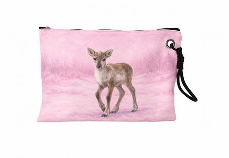 Minibag med rosa reinkalv