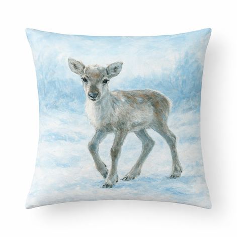 Putetrekk vinter reinkalv