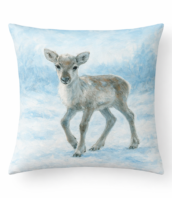 Putetrekk vinter reinkalv