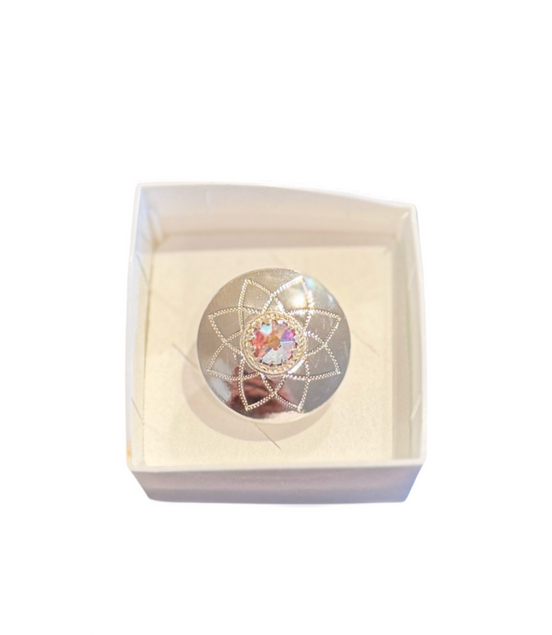 Ring med nordlys krystall - utsolgt