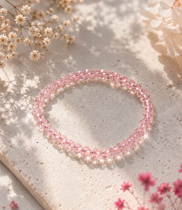 Armbånd sommer rosa