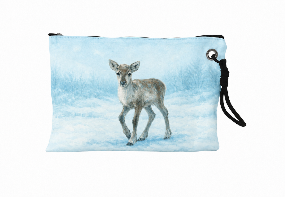 Minibag med blå reinkalv