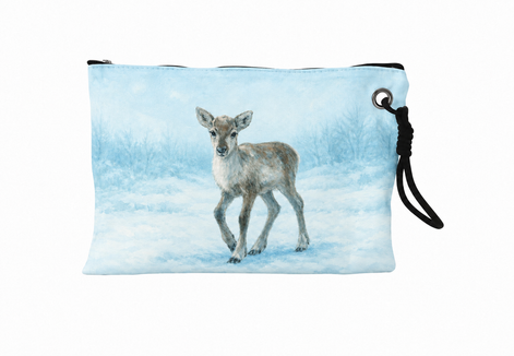 Minibag med blå reinkalv